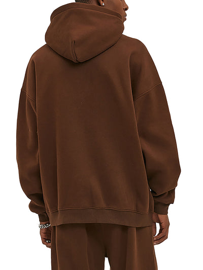 Oversize Fleeced Hoodie - 'Discipline is freedom.'