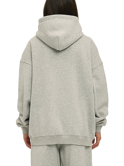 Oversize Fleeced Hoodie - 'Discipline is freedom.'